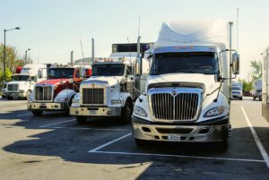 Commercial truck parking