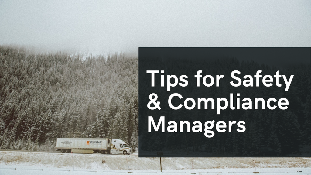 Tips for Safety Managers